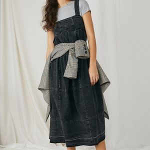 NWT Free People Pretty in Pleats Midi Dress size small